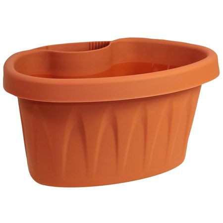 кашпо подвесное на водосточную трубу Алиция 3,5л терракот кашпо пластиковое подвесное джулия 8л терракот