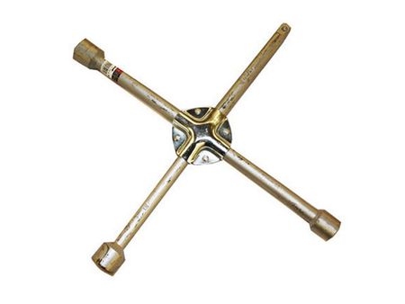 ключ баллонный UGO LOKS 17х19х21мм крест усиленный ключ трубный ugo loks газовый 90гр 3 4