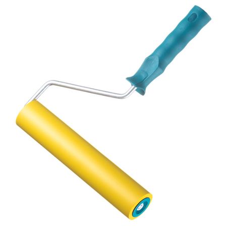 валик с ручкой прижимной резина 240мм, арт.138-1255 валик с ручкой toolberg фактурный дождь резина 180мм арт 1413101