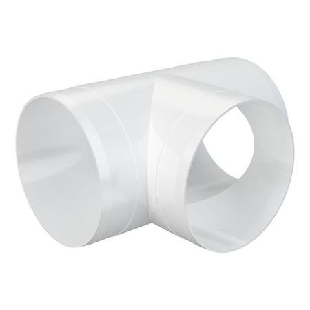 тройник ЭРА D125мм пластик белый колено awenta d125мм пласт белый