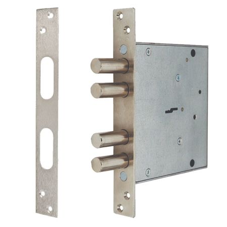 замок врезной МЕТТЭМ 39105 сувальдный 4 ригеля замок врезной гардиан 30 01 сувальдный 3 ригеля