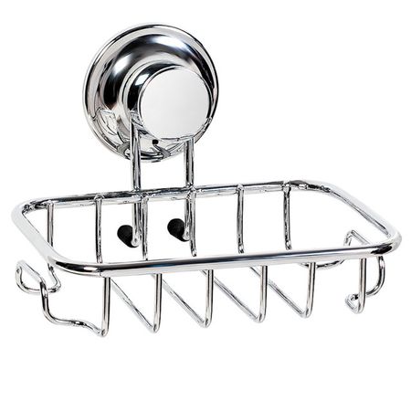 мыльница решетка TATKRAFT Ring Lock с 2-мя крючками хром 50 шт резиновые кольца nbr o ring ojp cs 1 5 мм