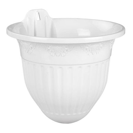 кашпо настенное Лозанна 3л d21,5см h22см белый пластик бра настенное элетех маэстро 60вт e27 белый