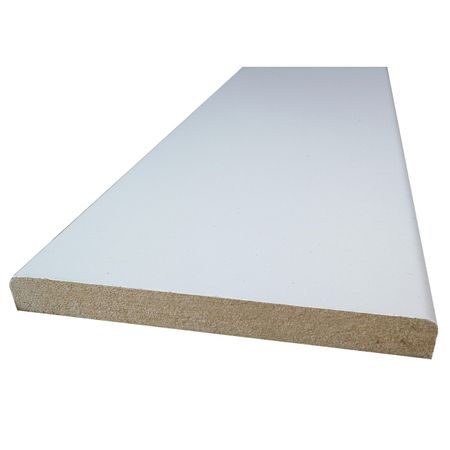 планка доборная BELWOODDOORS тип 1 белая 100мм эмаль