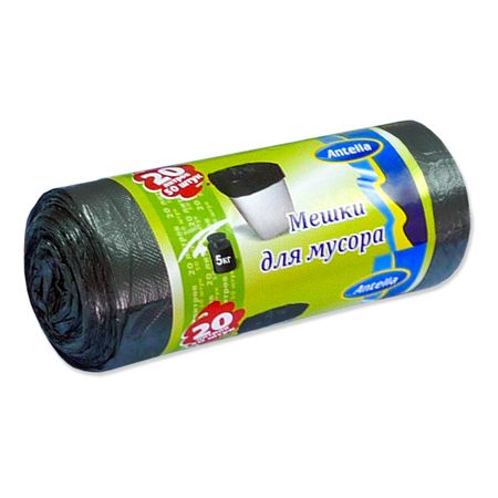 мешки для мусора ANTELLA 20л 50шт 45х48см 6мкм полиэтилен глицин таблетки подъязычные 100мг 50шт