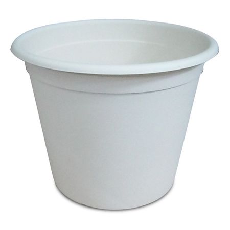 горшок 4л d22см h17см слоновая кость пластик