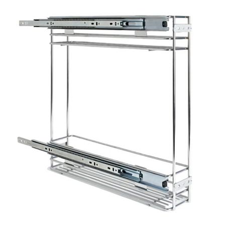 корзина с боковым креплением 2 уровня 440х155х500мм хром с доводчиком mijia мини перезаряжаемый фонарик с боковым светом