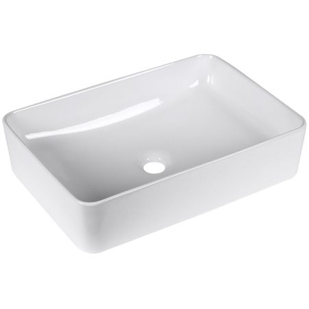 раковина накладная VITARTA Adriana 53,5см прямоугольная белая