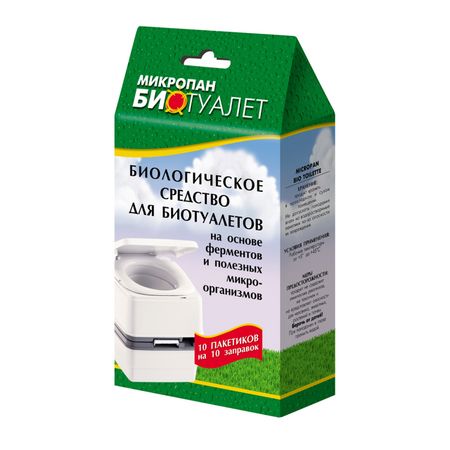 средство для биотуалетов МИКРОПАН Биотуалет 100г 10 пакетиков kingbo rma 218 флюс для реболлинга 100г
