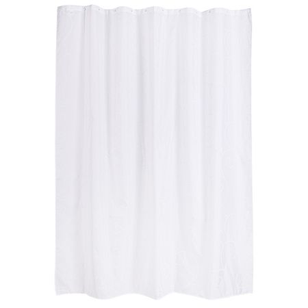 занавеска для ванной WESS Silence 200х180см полиэстер белая шифоновая занавеска тияна белая