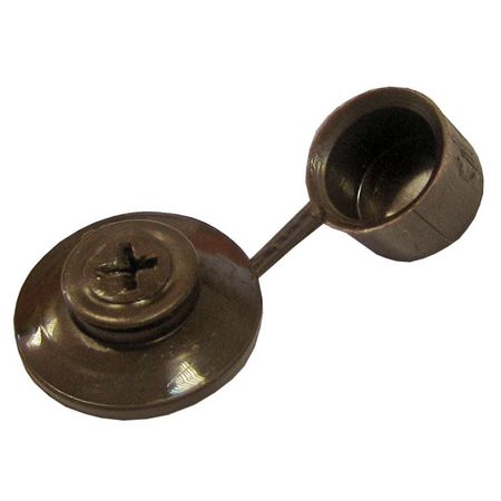 заглушка для шиферного гвоздя 24мм пластик коричневый 100шт магне в6 таблетки п о 48мг 5мг 100шт