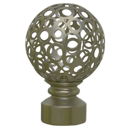 комплект наконечников УЮТ Ост 20мм шар ажурный 2шт бронза, арт.22.21.2470 шар елочный kreaforta ажурный ø10 см