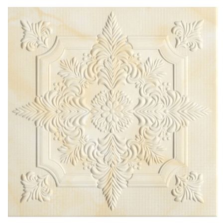 плита потолочная СОЛИД экструдированная 50х50см 2 кв.м. 8шт бежевая, арт.С2056