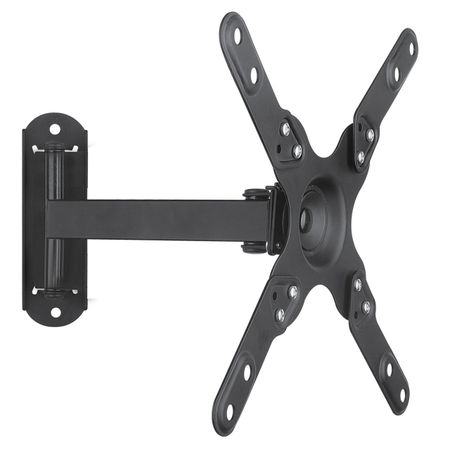 кронштейн MONSTERMOUNT МВ-5214 VESA 75-200 до 30кг наклонно-поворотный 1 колено для телевизора кронштейн maunfeld mtm 3270fmd vesa 75 400 до 40 кг наклон поворот для телевизора