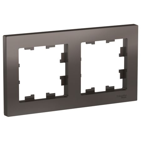 рамка 2 поста Atlas Design мокко