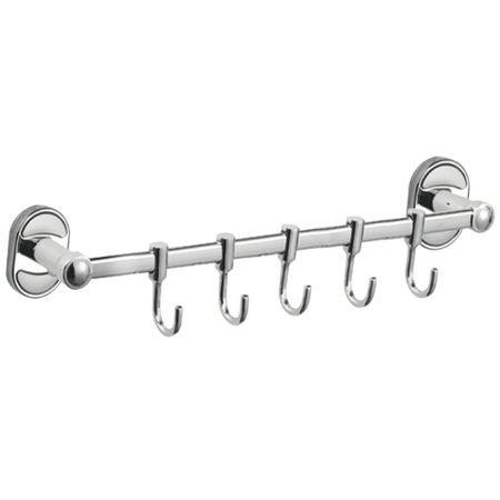 полотенцедержатель с 5 крючками 350мм LEDEME One L1915-5