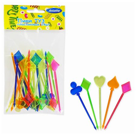 пики ANTELLA Пики Туз пластиковые 24шт пластиковые шайбы corgi warrior m2 m24