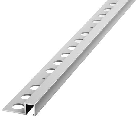 профиль для плитки ЛУКА алюм. кант П 10х2700мм серебро профиль для плитки лука алюм кант п 10х2700мм бронза