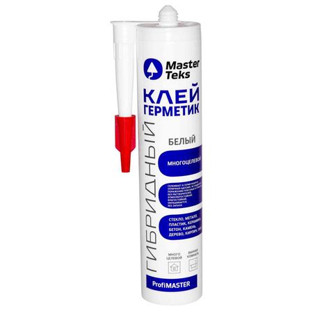 клей-герметик MASTERTEKS многоцелевой 290мл белый, арт.9612087/9612901
