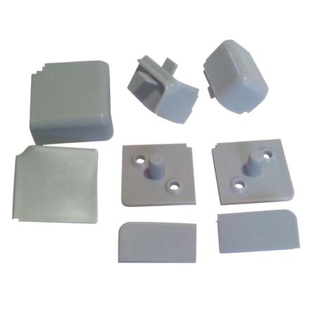 фурнитура к прямоугольному алюм. плинтусу для столешницы магне в6 р р внутр амп 10 мл 10