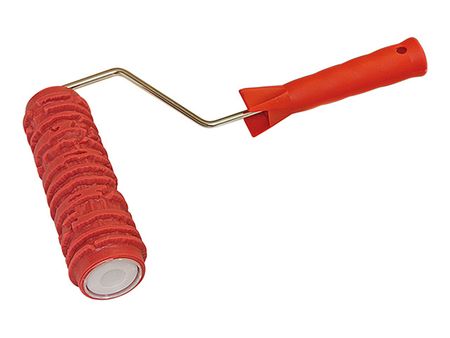 валик с ручкой TOOLBERG фактурный дождь резина 180мм, арт.1413101 валик с ручкой toolberg фактурный дождь резина 180мм арт 1413101