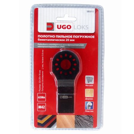 полотно пильное  UGO LOKS SBS015 для PMF универсальное погружное 20 мм полотно пильное ugo loks 300мм 32tpi 6шт