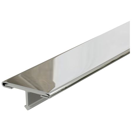 профиль для плитки ЛУКА нерж. сталь/алюм. стык Т 21,7х2700мм полированный профиль для меб щита 4мм стык нерж ст матовый 0 6м