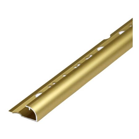 профиль для плитки ЛУКА алюм. наруж. 9х2700мм анод. золото ранавексим пор наруж 10 гр