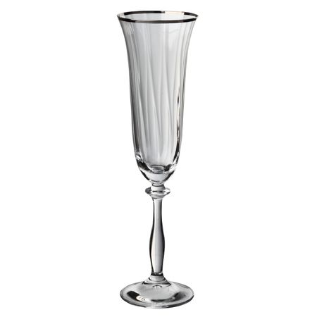 набор бокалов CRYSTALEX Ангела оптика отводка платина 6шт 190мл  шампанское стекло лактобактерин конц напитка фл 10 мл 20