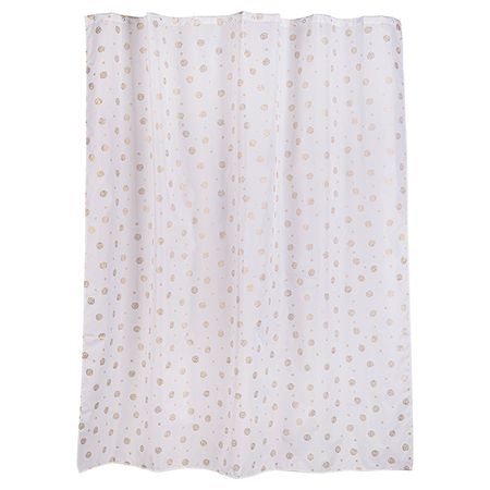 занавеска для ванной WESS Rich 200х180см полиэстер белая шифоновая занавеска тияна белая