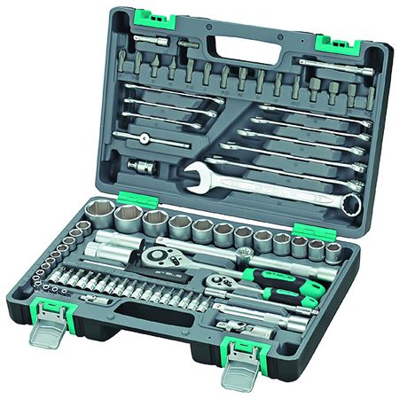 набор инструментов STELS 82 предметов ключ торцевой fit l образный 14мм