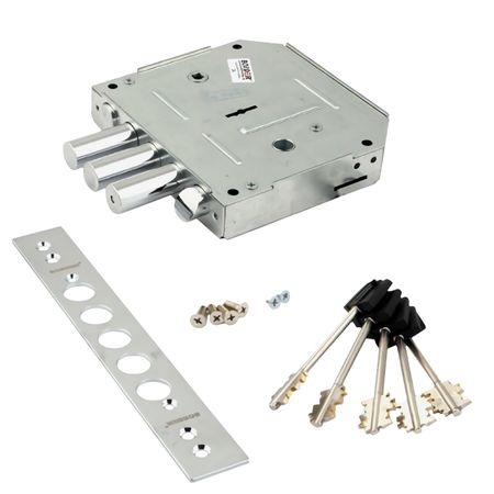 замок врезной BORDER ЗВ9-6 П/15 КЗ сувальдный 3 ригеля правый замок врезной гардиан 30 01 сувальдный 3 ригеля