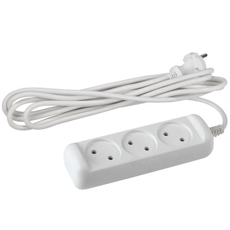 удлинитель ЭРА 3м 3-местный б/з 2х1кв мм белый удлинитель 3м 3 местный б з 2х0 75мм кв