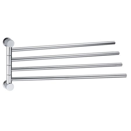 полотенцедержатель 4-е уровня WASSER KRAFT поворотный полотенцедержатель двойной поворотный fora lord