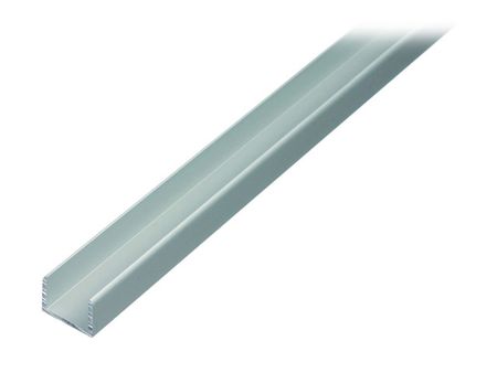 профиль алюминиевый П-образный 10,9x10x1,5х1000мм серебро крючок s образный 10мм 1шт