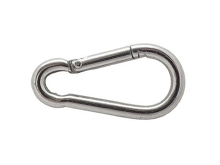 карабин 10х100мм усиленный нержавеющая сталь 1шт карабин пружинный 8х80мм усиленный нержавеющая 1шт