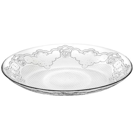 тарелка PASABAHCE Lacy 22,4х29см овальная стекло