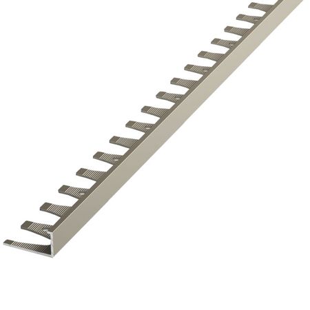 профиль для плитки ЛУКА алюм. кант гнущийся 10х2700мм шампань профиль для плитки лука алюм кант п 10х2700мм бронза