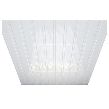 потолок реечный MR.TEKTUM Classic 84R 1720х1520мм белый глянцевый потолок реечный mr tektum classic 84r 1720х1520мм белый матовый