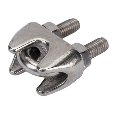 зажим троса DIN741 6мм нержавеющая сталь 1шт 1 шт m2 m32 316 нержавеющая u образный зажим для троса кабельные болты крепежные такелажные аппаратные зажимы