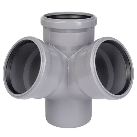 крестовина двухплоск для внутренней канализации OSTENDORF 110x110мм 87гр магне в6 р р внутр амп 10 мл 10