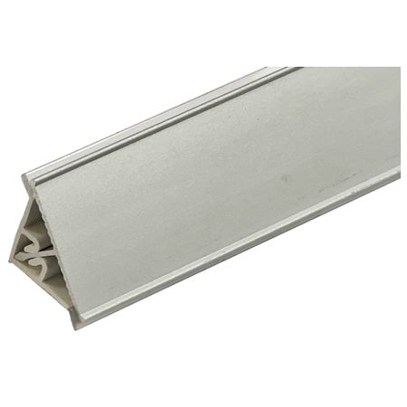 плинтус алюм. для столешниц треугольный гладкий 3,05м плинтус гладкий сращ пгс 40 2200х40х28мм б с