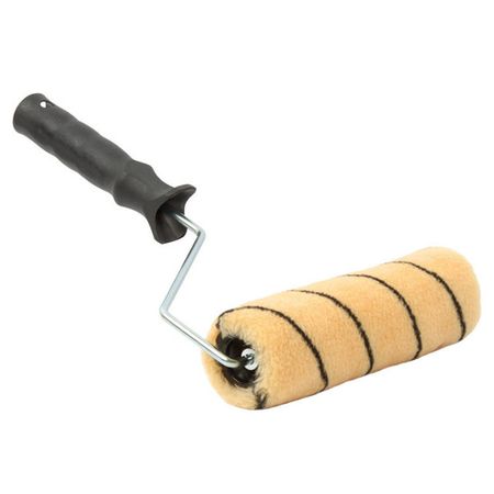 валик с ручкой KORVUS полиэстер 180мм ворс 10мм, арт.0316218 валик с ручкой toolberg полиэстер 230мм ворс 20мм арт 0303012