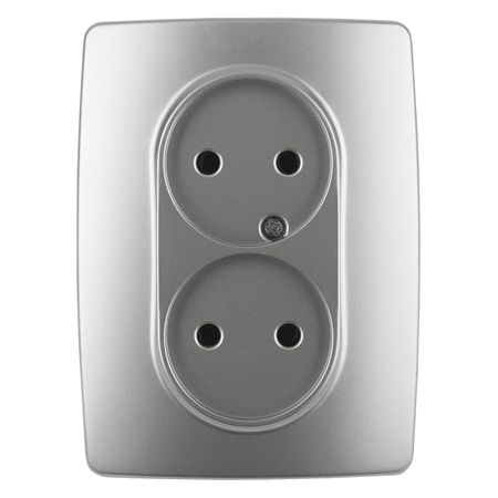 розетка 2 поста ЭРА серия 12 без заземления алюминий полировальные накладки rijilei 4 дюйма 3 ступени медный сплав