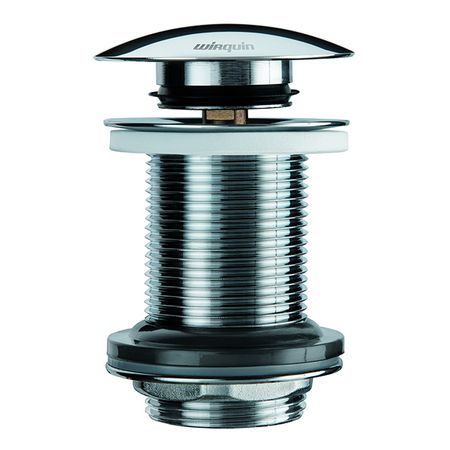 выпуск для раковины WIRQUIN  латунь клик-клак без перелива пластиковые крышки для отверстия перелива 4 шт