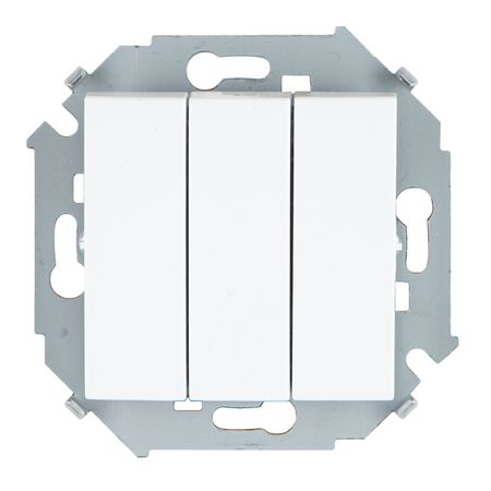 выключатель 3-клавишный SIMON серия 15 белый