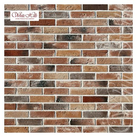 плитка декоративная бетонная WHITE HILLS Дерри Брик микс плитка декоративная бетонная white hills бергамо брик белый