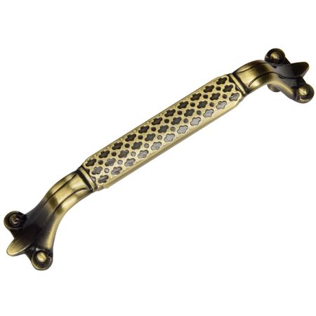 ручка-скоба 7000 96мм античная бронза ручки для шкафов zenhosit античная бронза