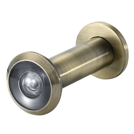 глазок дверной MSM 58-100мм бронза светодиодные линзы qingying 13 мм