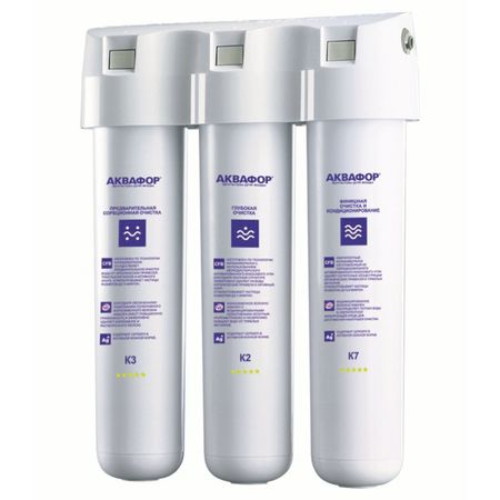 фильтр стационарный АКВАФОР Кристалл без крана для мягкой воды лабрадорит синий кристалл ebet